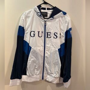 Guess men’s windbreaker jacket with logo